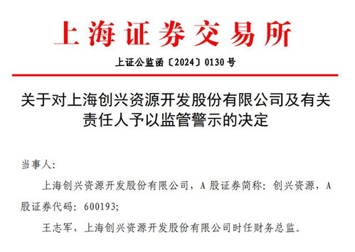 V觀財報｜創興資源財報信披不準遭監管警示，信息服務業務成焦點